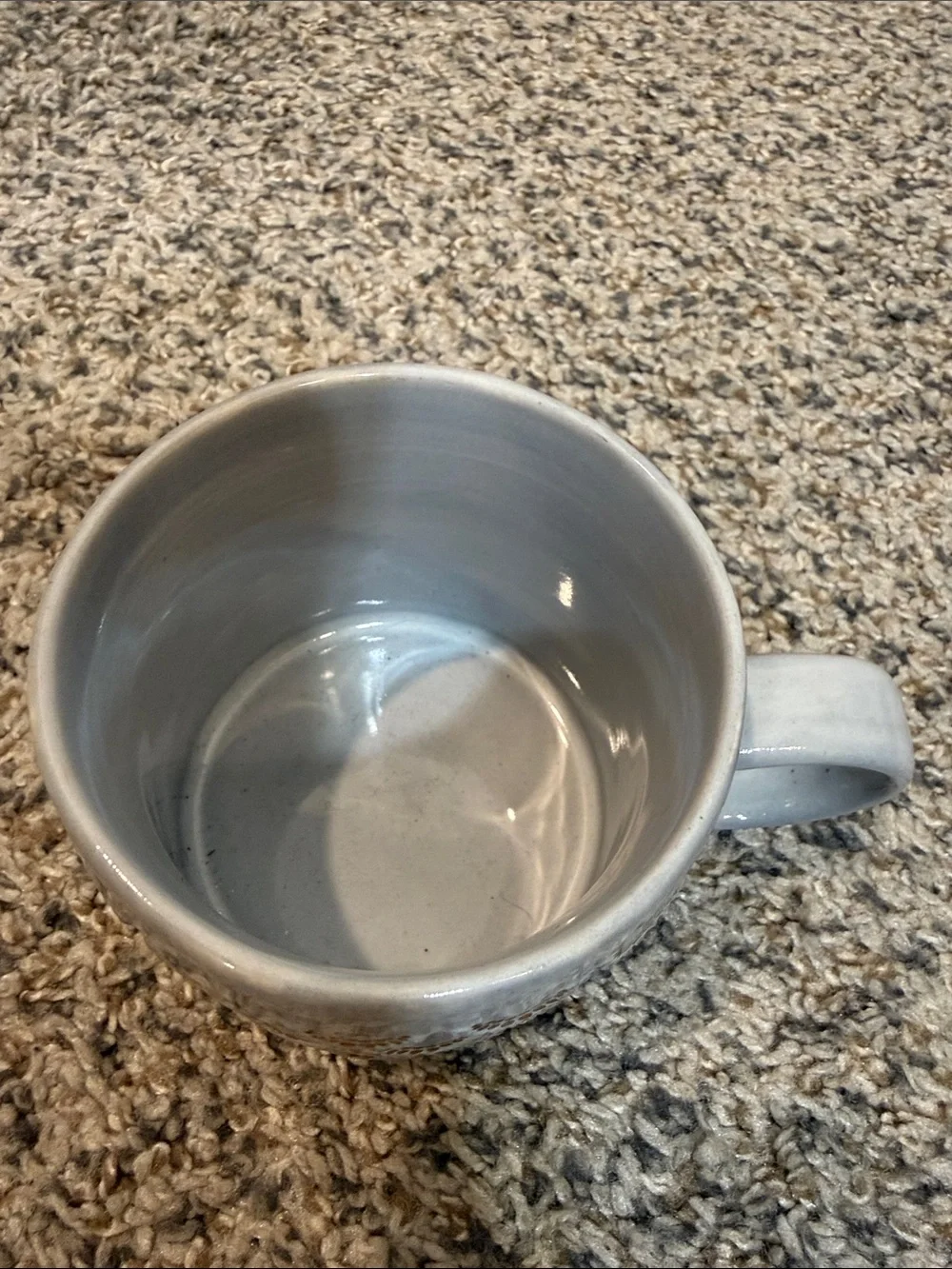 Starbucks 2016 Siren Mermaid Embossed Scales 10 oz. Coffee Mug Cup Gray Gold